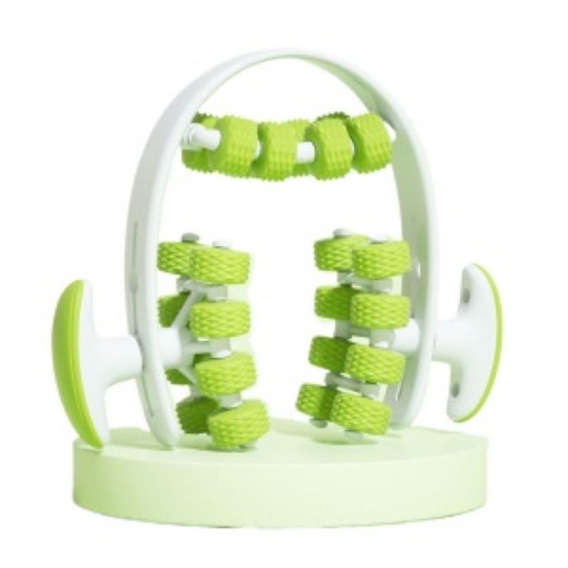 

24-колесный роликовый массажный зажим для йоги, многофункциональный кольцевой зажим, круговой тренажер для ног, фитнес-зал, ролик для расслабления мышц