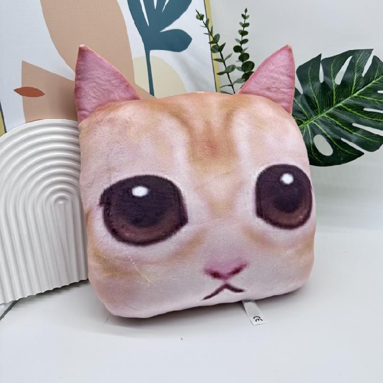 Animals Plush Throw Pillow Felines Stuffed Toy El Gato Animals Plush for Relaxation and Playing Stuffed Animals Doll