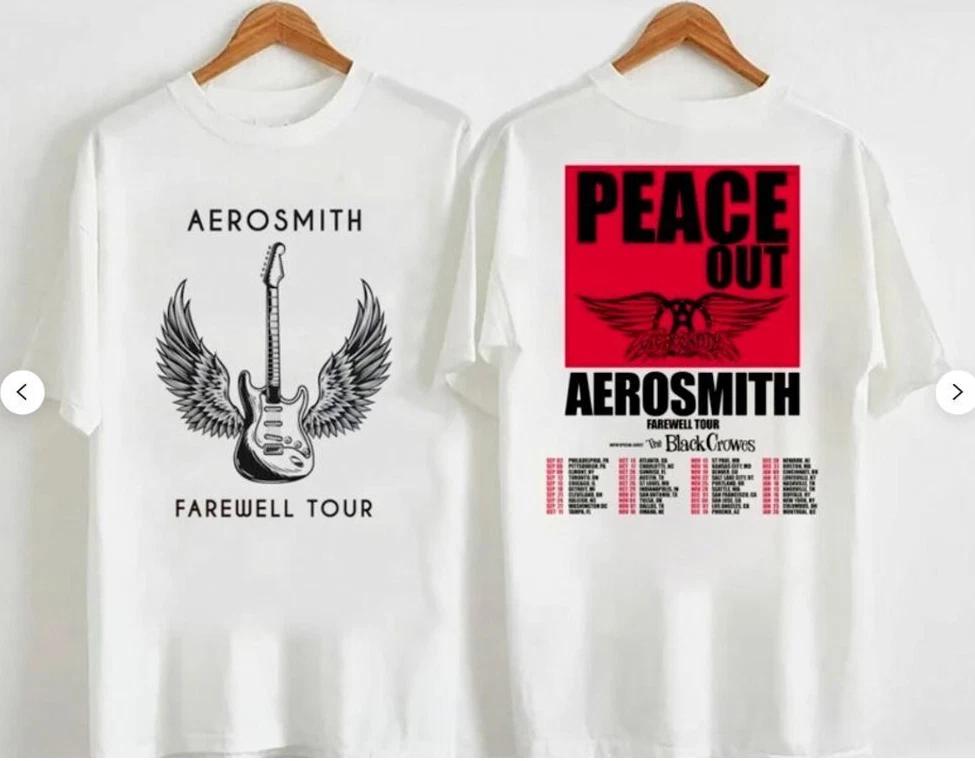Aerosmith 2023 - 2024 Peace Out Farewell Tour T-Shirt XL