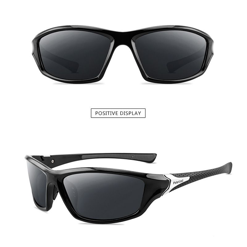 Polarized Men Sunglasses Women Retro Square Sport Fishing Cycling Driving