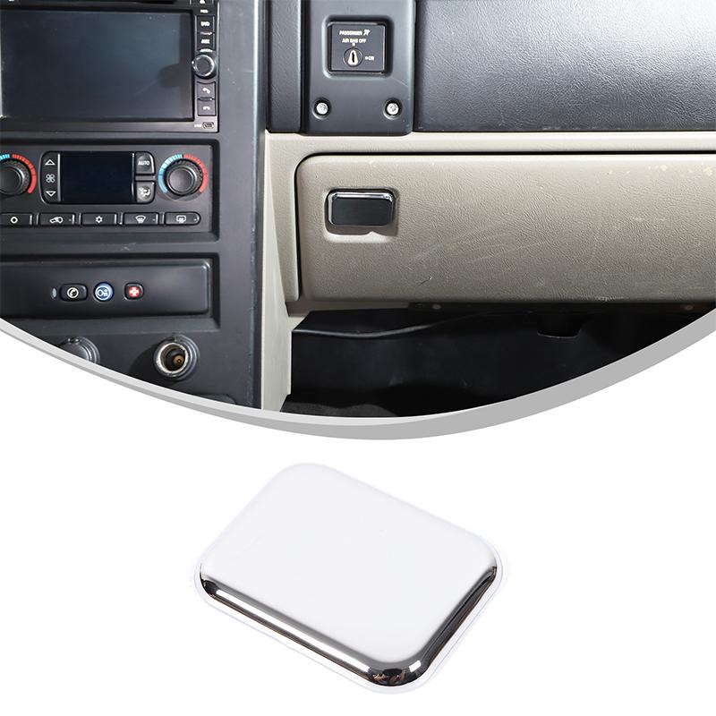 

ABS Carbon Fiber/Red For Hummer H2 2003-07 Car Emergency Parking Brake Release Handle Decorative Cover Stickers Car Accessories