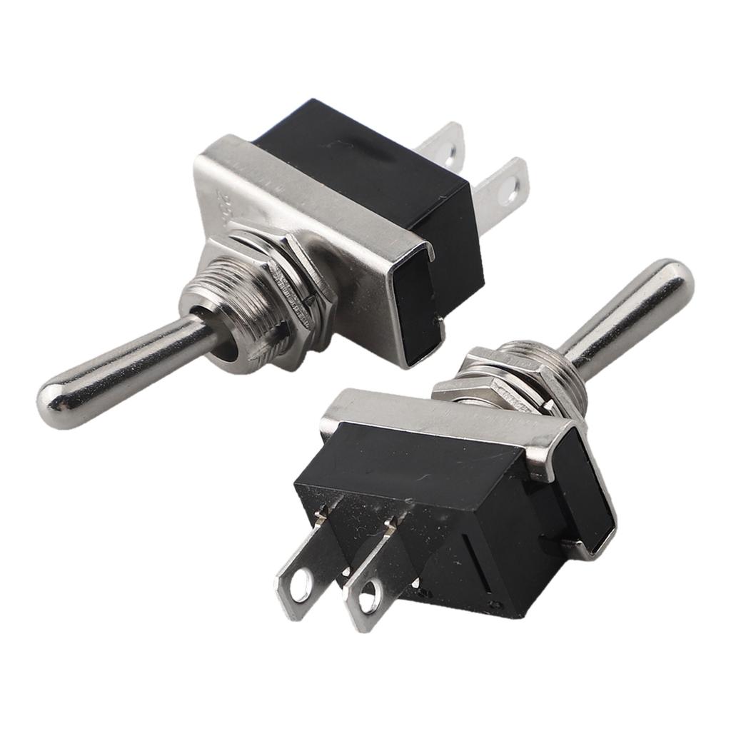 Electrical Toolkit Black, Silver Waterproof Switch 2 Position Electrical Switch Waterproof Switch Automotive Switch 12V Switch