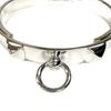 Great HERMES Bangle Collier de Chien Bracelet ST Silver AG925 Women Used