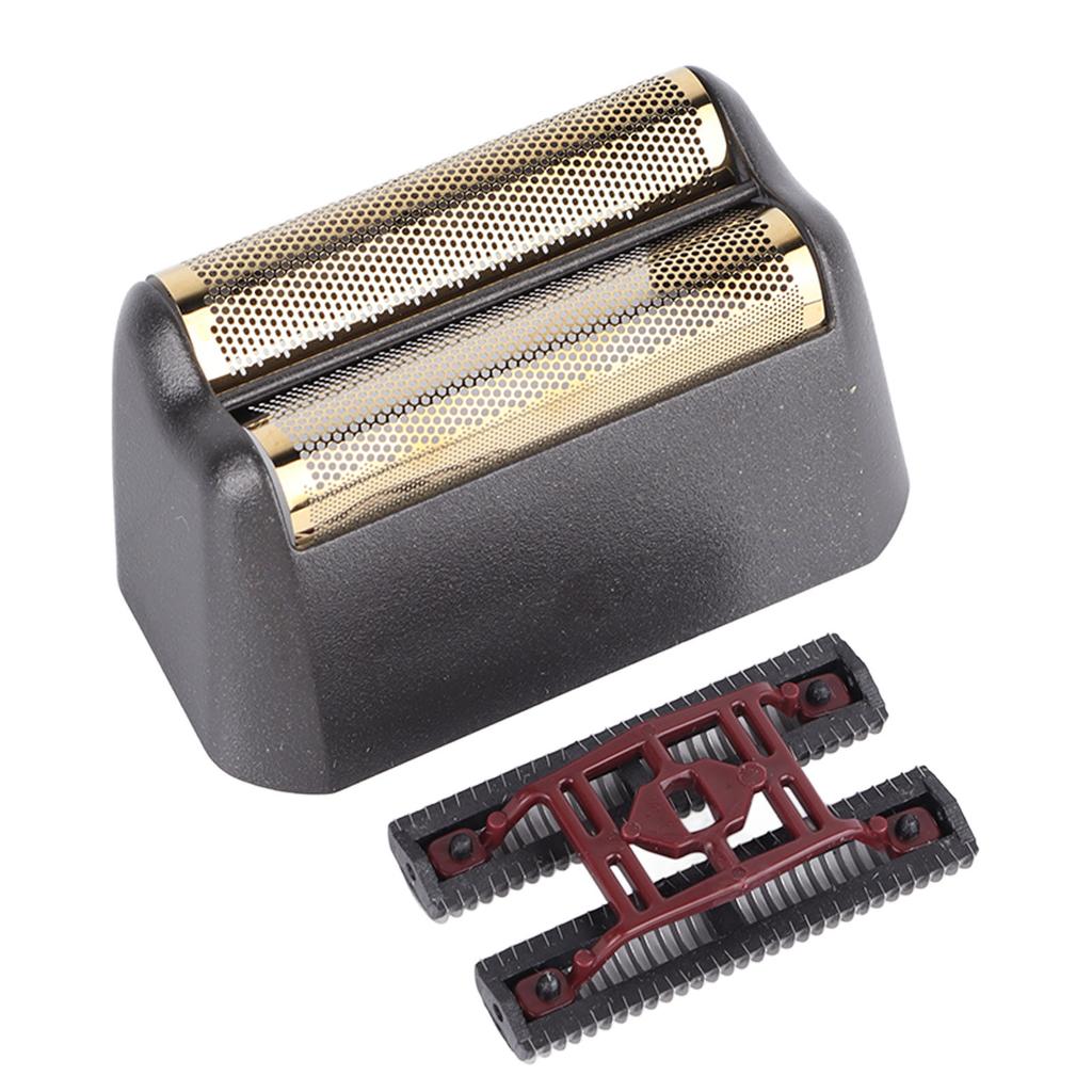 Bartschneider Folienkopf Edelstahl Ersatzfolie und Schneidkopf Zubehör Schwarz und Gold