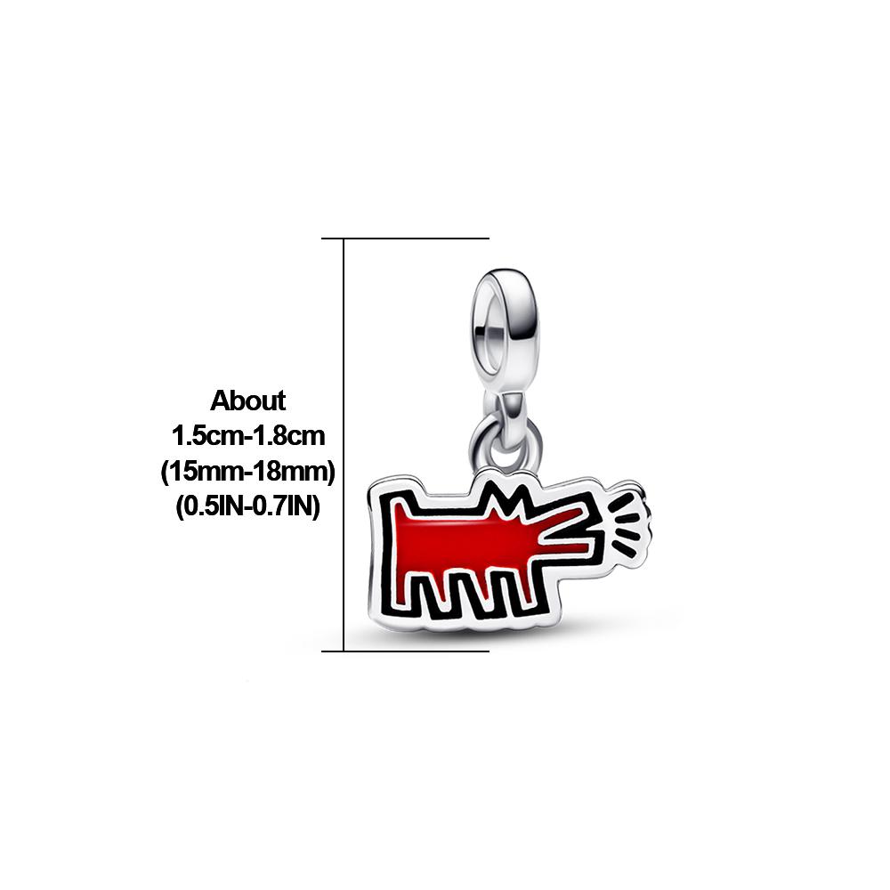 2023 Sterling Silber S925 Charme ME Herz Charm Loved Hoops Ohrring Anhänger Fit Original Armband Me Frauen Schmuck Geschenk