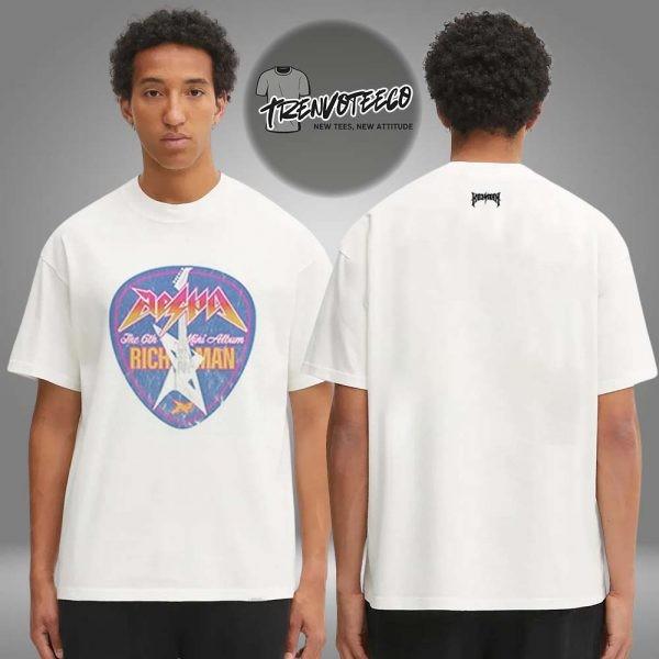 Aespa Merch LA Pop Up Shop Rich Man Collection The 6th Mini Album Two Sided Tee Unisex T-Shirt Graphic Tee S
