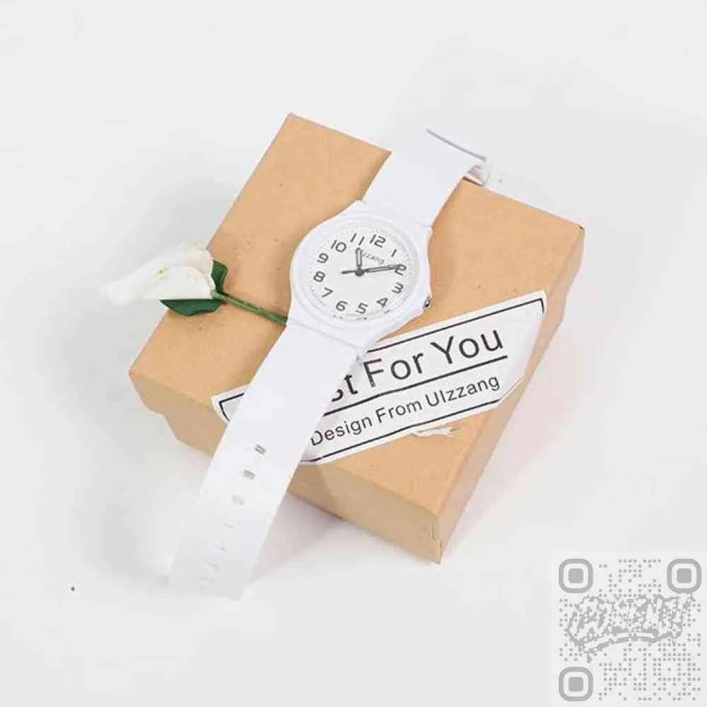 Keep the Up silent CSAT watch wristwatch exam watch exam wristwatch simple wristwatch CSAT Watch-White