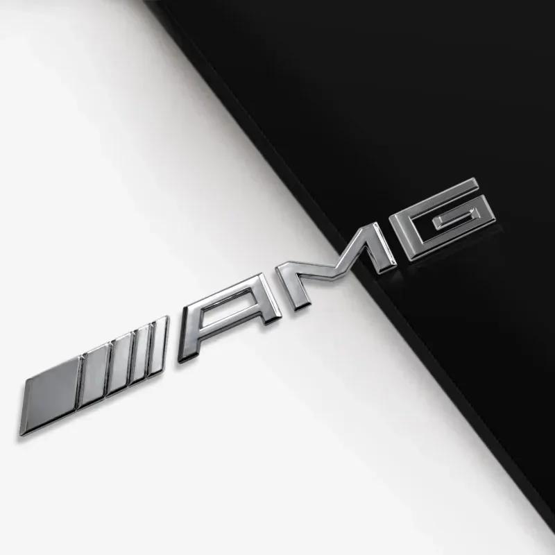 

C200 E200 New 2025 For Mercedes Benz 3D Aluminum Stickers Trunk Car Logo Decoration Label For Mercedes Benz AMG W204 W205 W203 W