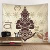 Tapestry wall hanging, yoga background cloth, meditation, chakra, art decoration, dormitory bedroom living room, home decoration