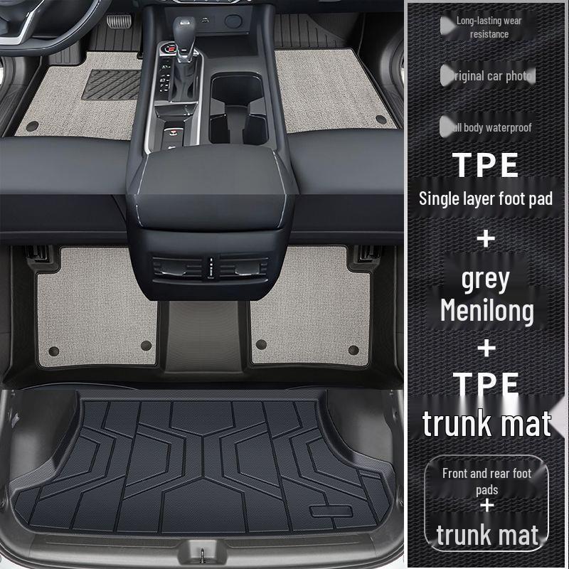 Nissan Sylphy TPE Floor Mats: 14th-15th Gen, Full Coverage Foot Mats