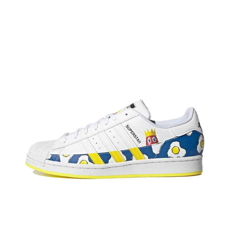 Philip Colbert x adidas Superstar Save The Lobster - Ouă Prăjite Adidași Unisex Alb Încălțăminte-Alb Galben-Aprins GX7997