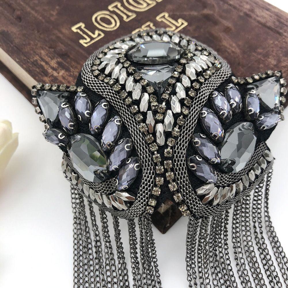 Epolety Frędzle Oznaka na Ramię Broszka Teatr Opaska na Ramię Retro Naramiennik Unisex