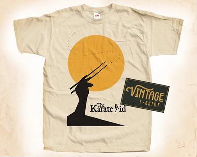Karate Kid V2 T-SHIRT Tee Filmplakat Vintage Natürliche Größen S - 5XL