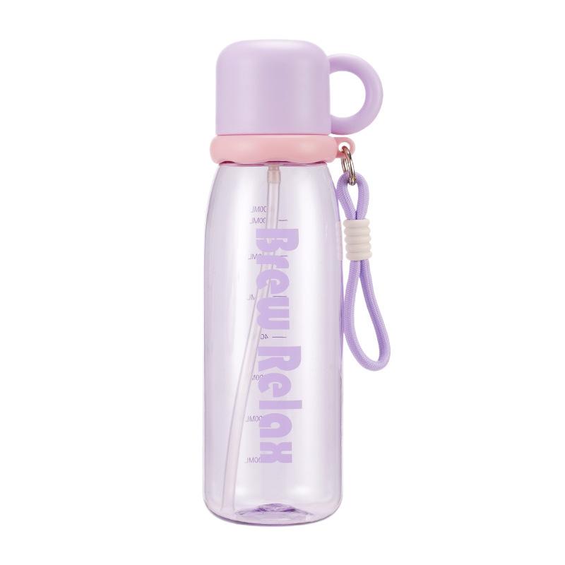 Trendy Large Capacity High-Temperature Resistant Straw Water Cup – Perfect for Students, Sports, and Outings