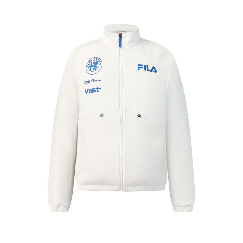 FILA Explore Minimalist Classic Sports Leisure Training Outdoor Comfortable Fleece Warm Loose Plush Jacket Women jackets A11W617507F-WT