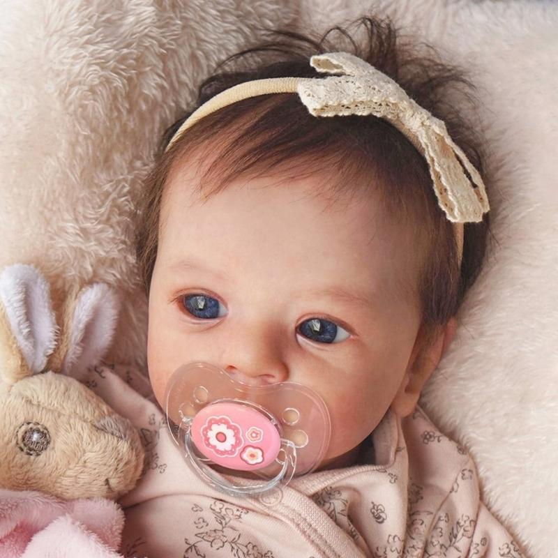 18in Collectible Cuddle Doll Soft Vinyls Caucasian Reborns Toy with Veins Kids and Grandma Best Companies Collector Toy