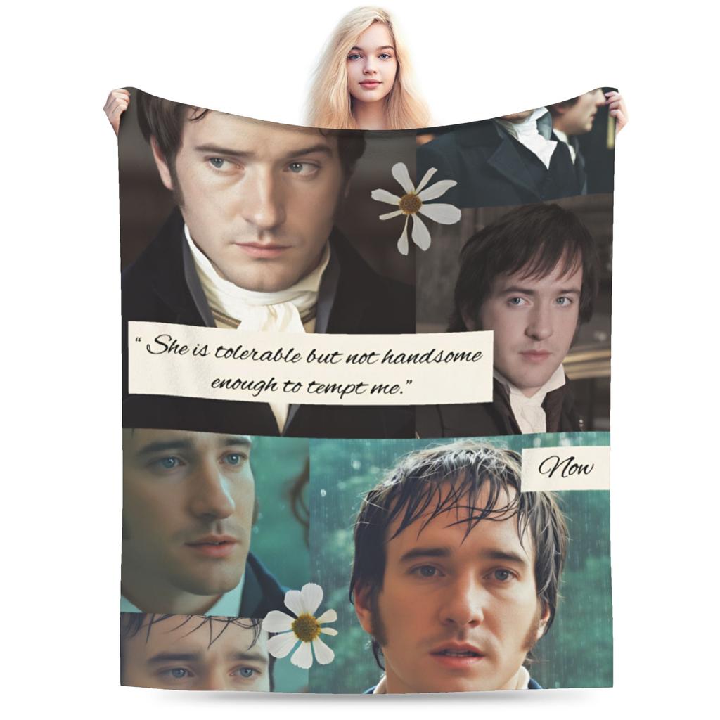 Pride and Prejudice Blankets Quality Super Warm  Throw Blanket Winter Children Couch Chair Sofa Bed Graphic Bedspread