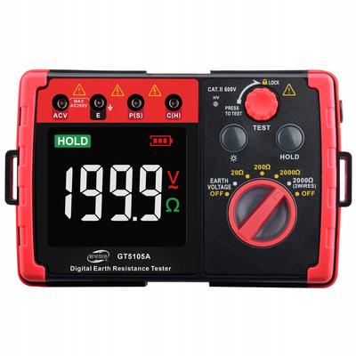 MĚŘIČ ODOLNOSTI UZEMNĚNÍ digitální LCD tester