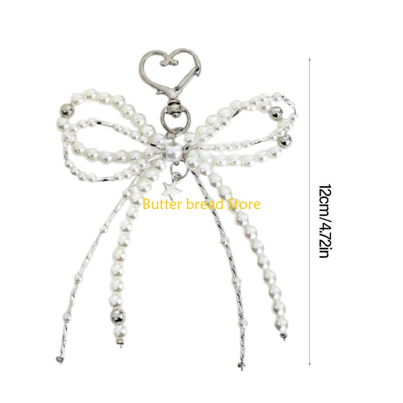 W89C Women Girls Cellphone Pendant Hanging Cord Beaded Telephone Strap Jewelry Chain