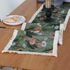 American Retro Table Runner Jacquard Fabric Ins Style Tassel Table Flag Coffee Table TV Cabinet Long Tablecloth