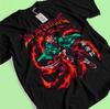 Demon Slayer Shirt Tanjiro Tshirt Zenitsu T-Shirt Muzan Doma Tee Inosuke Nezuko