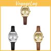 Gedi Womens Vintage Quartz Watch With Leather Strap And Water Resistance For Stylish Ladies