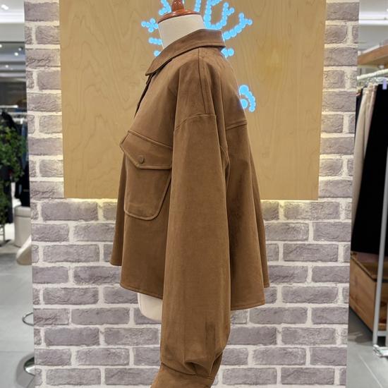 Suede Shirt Style Jacket LC61F3JK505X