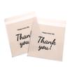 100Pcs Transparent Thank You Self-Adhesive Bag Plastic Pouches For Ring Earring Necklace Jewelry Travel Display Packaging Bags