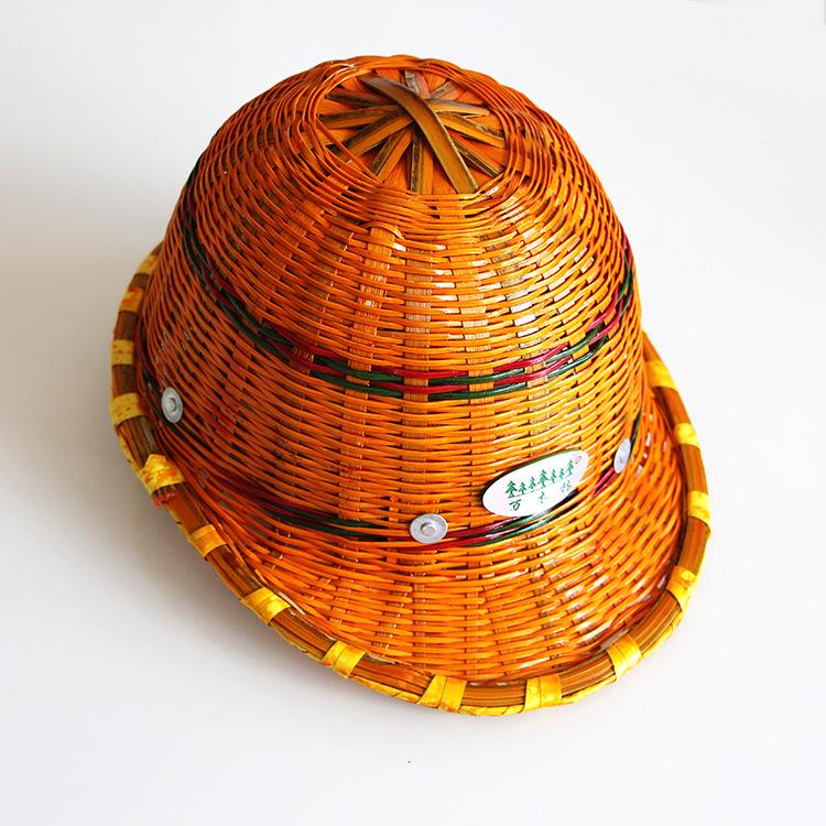 Wanmulin Summer Breathable Bamboo Safety Helmet for Construction and Labor Protection