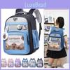 Capybara Cartoon Cute Pattern Children Large Capacity Backpack For School Use