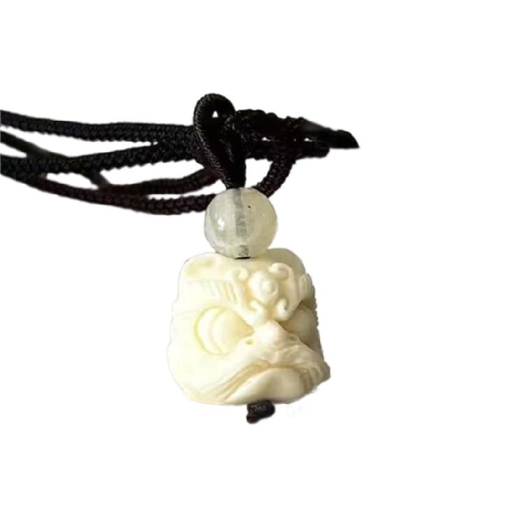 Chinese Style Lion Pendant Necklace Clavicle Chain Vintage Collar Necklace 1