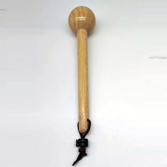 1 Set Round Stick Comfortable Grip Drop-resistant Non-cracking Exercise Wood Softball Baseball Glove