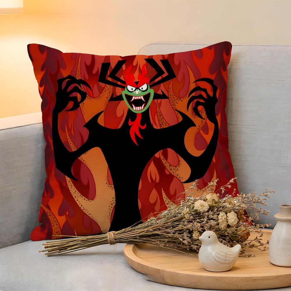 Cushion Cover Linen SkinFriendly Soft Decorative Case for Sofa Home Decor Movie SSamurai Jack Pillow cover