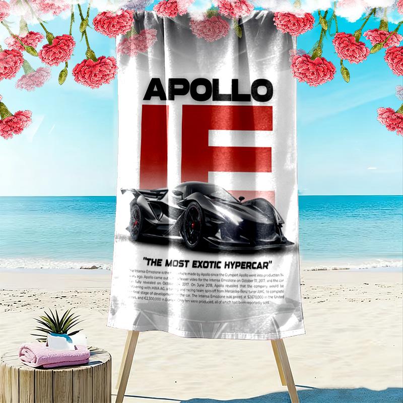 Style: Emblem beach towel Portable for travel soft swim Outdoor pool towel seaside Outdoor picnic beach mat beach towel beach Comfort