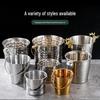 ZISIZ Stainless Steel Ice Bucket
