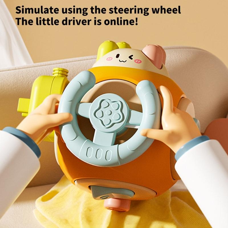 Interactive Baby Activity Ball Toy For Car Rides Fine Motor Skill Building Sensory Toy for Toddler Hand Eye Coordination