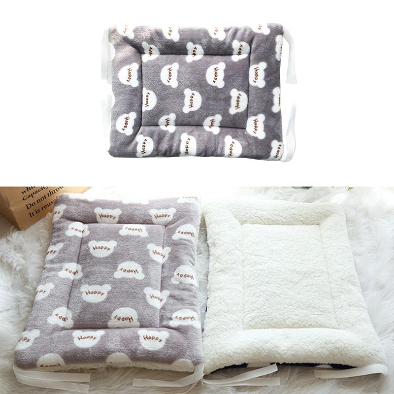 Washable Dog Bed Winter Thickened Dog Mat Pet Cat Soft Blanket Mat Home Mattress Warm Fluffy Mat Pet Supplies