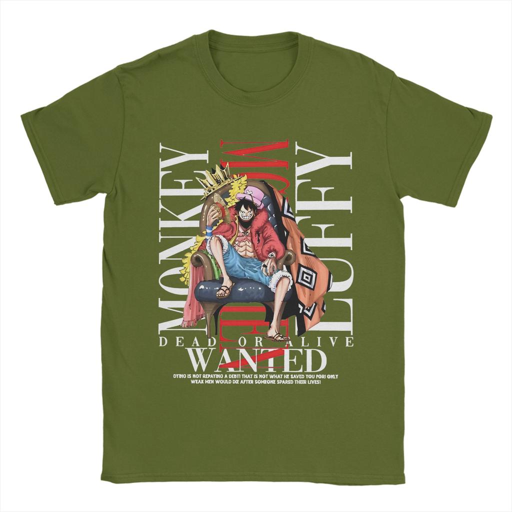 Unisex Womens TShirts Anime Japan MonkeyLuffyy Novelty Cotton Tee Shirt Short Sleeve One Piece T Shirts Round Neck Clothes Gift