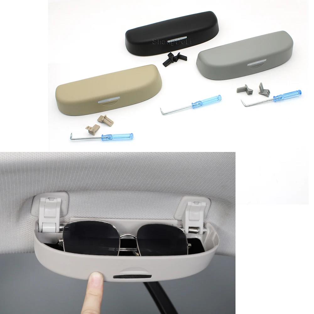 Caixa de óculos de sol do carro caso titular para mercedes benz abc classe w205 w168 w169 w176 w245 w246 acessórios