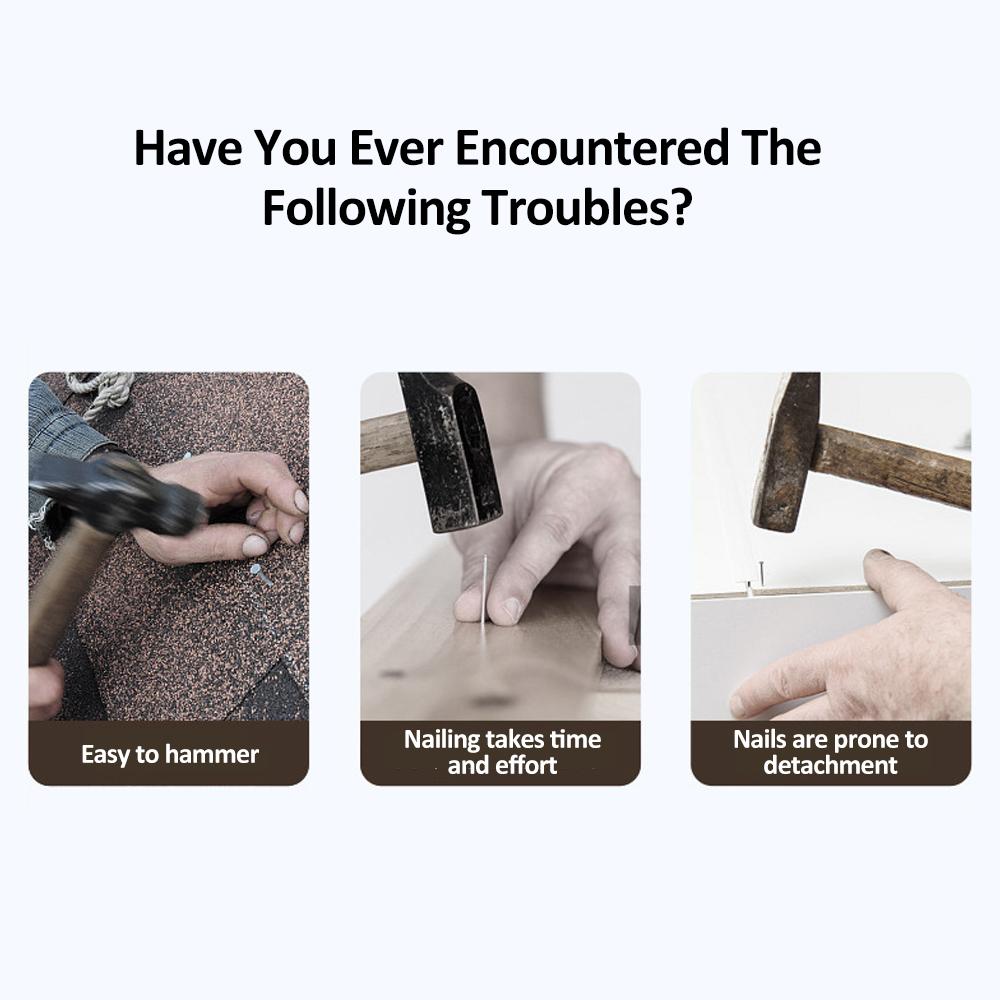 Handheld Hammer Tacker Stapler for Door Type Staples   Extra Efficient Manual Hammer Stapler for Furniture Production,