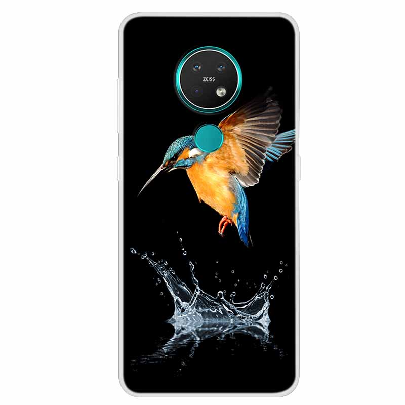 Per Custodia Nokia 7.2 Nokia 6.2 Lusso Silicone TPU Morbida Cover Posteriore Custodia Telefono Per Nokia 7.2 Funda TA-1193 TA-1178 Cartone Animato Coque