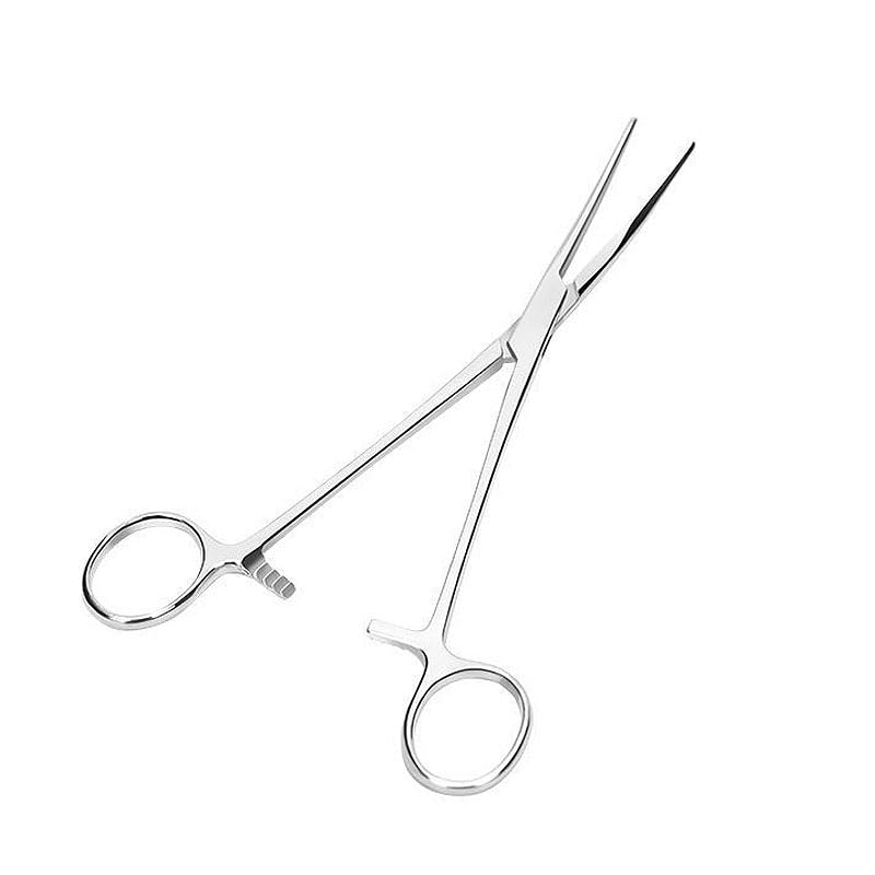 LOYELEY 16cm Long Stainless Steel Forceps for Needle and Pet Ear Durable and Easy to Includes Scissors and Pliers Trimming, Fishing, Removal, Cupping,