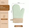 Single Heat-Resistant Glove Thickened Silicone Kitchen Oven Baking Glove High-Temperature Microwave-Safe Glove