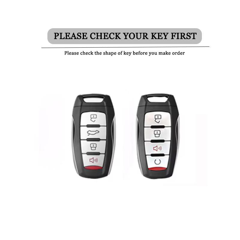 Alloy Car Key Case Cover for Great Wall Haval Jolion 2022 H6 H7 H4 H9 F5 F7 F7X F7H H2S GMW Dargo Keychain Auto Accessories