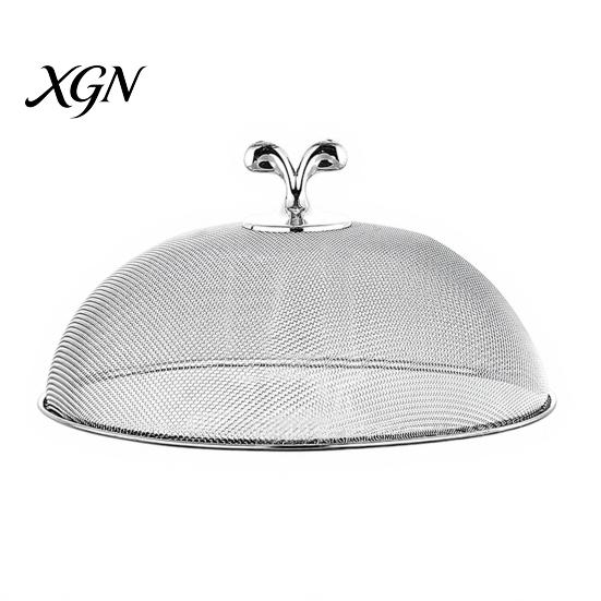 Metal Mesh Food Protectors for Party Stainless Steel Cover with Handle, Insect Control Tents Picnics Tent, Durable Dome Guard Plates And Serving Trays