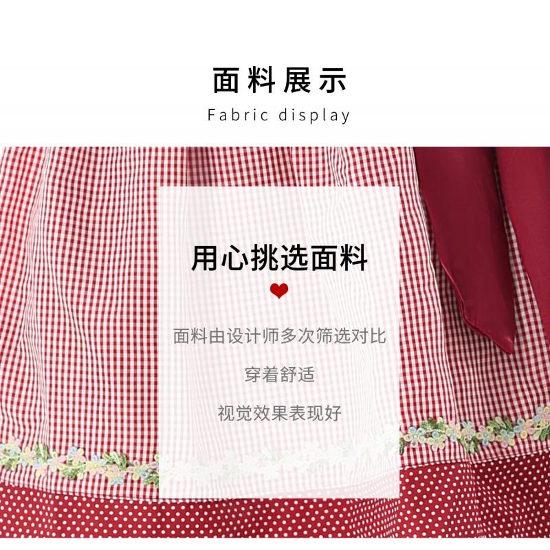 Womens Bavarian Dirndl Dress Costume Oktoberfest Party Cosplay Stage Performance