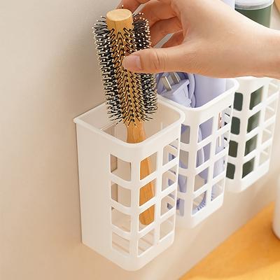 Haar-Werkzeug-Organizer, wandmontierter Bürstenhalter, verwenden Sie schlagfreie, multifunktionale Organizer-Racks, moderne Badezimmerregale