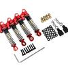 4pcs Aluminum Alloy 1/24 Front Rear Shock Absorber For Axial SCX24 RC Car Part RC Car Accessories Replacement Parts