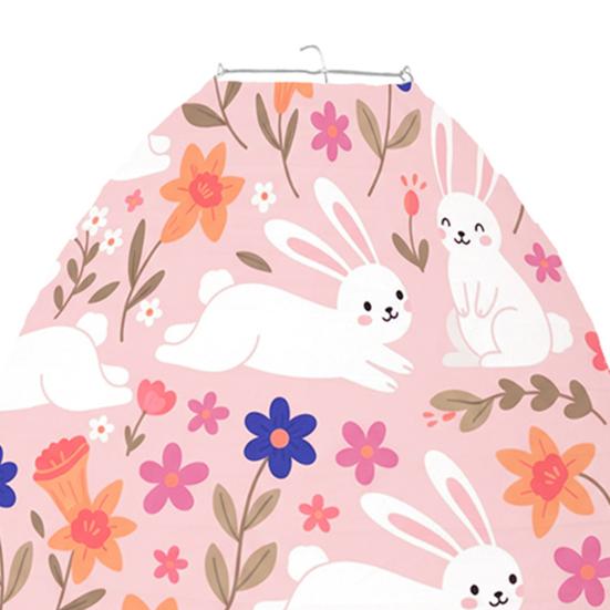 Easter Egg Paper Lantern Bunny Chick Flower Pattern Egg Shaped Hanging Lantern for Easter Party Home Decor