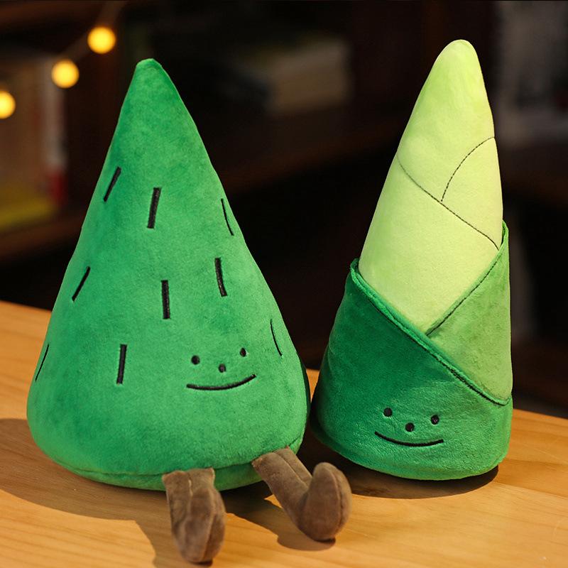 Simulated Plant Pine Throw Pillow Plush Toy Doll Bamboo Shoot Doll Children'S Rag Doll Kindergarten Early Education Props